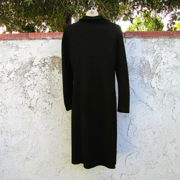 Banana Republic black knit coat M - Picture 7 of 7